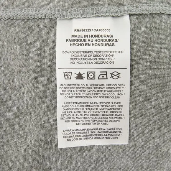 Nike TShirt Dark Grey Heather Polyester Dri Fit Athletic Workout Medium NWT - Picture 10 of 11